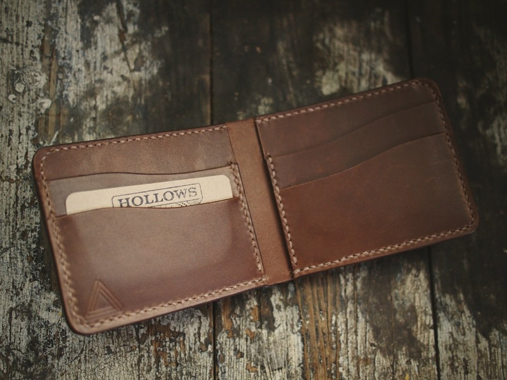 carteira hollows leather